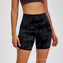 Hot Summer Biker Shorts Athletic Fitness Camo Compression Shorts Seamless Women Biker Shorts